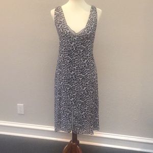 L’Agence Animal print dress